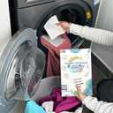 Laundry Sheets Plastic Free Laundry Detergent Compact & Portable, Concentrated Laundry Soap for Home & Travel (30-60-loads, Ocean) (60 Count (Pack of 1))