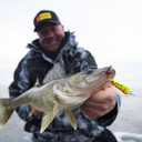 10 x Northland Tackle Ice Fishing Thumper Spoon, Stamped Brass Flutter Spoon Ice Fishing Lure for Walleye, Crappie, & More, 10 Colors, 1/16 Oz, 1/8 Oz, 3/16 Oz,  Oz Lure Sizes (Super-Glo Purple Wonder)