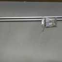 Glass Shower Door Towel Bar 25" Bright Chrome Compatible with Alumax Basco Sliding Shower Door Handle Replacement with Silver Transparent Brackets,Fits Framed Shower/Tub Enclosure Doors Up to 26" Wide