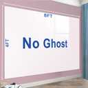 Nortix Dry Erase Wallpaper, Whiteboard Paper for Wall, White Board Sticker Roll for Wall, Dry Erase Contact Paper Stain-Proof Wall Decal, Perfect Replacement for White Board (4x8ft)