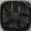 Amazon Basics 3 Speed Box Fan, Indoor Electric Fan for Home Cooling, 5 Blades, Lightweight Design, 67 Watts, 20-Inch, Black, 6.8"D x 20.86"W x 21.33"H