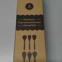 Riveira's 6-Piece Kitchen Essentials - Wooden Spoons for Cooking and Comprehensive Cooking Utensils Set (Light Teak)