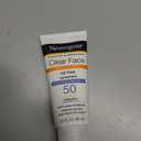 Neutrogena Clear Face Sunscreen Lotion for Acne-Prone Skin, Broad Spectrum SPF 50 Facial Sunscreen for Oily Skin, Oil-, Fragrance- & Oxybenzone-Free Water Resistant Sunscreen, 3 fl. oz Exp 12 2027