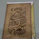 Hallmark Signature Wood Anniversary Card (Where We've Been, Where We're Going)