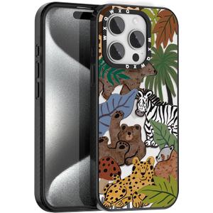 for iPhone 15 Pro Cartoon Animal Clear Phone Case
