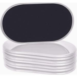 Ezprotekt 8 Pack Large Furniture Movers Sliders for Carpet, 9 1/2" x 5 3/4" Reusable Oval Furniture Moving Pads for Heavy Duty Bed Sofa Fridge Couch Cabinet, Move Items Quickly and Easily (Beige) Ezprotekt 8 Pack Large Furniture Movers Sliders for Carpet, 9 1/2" x 5 3/4" Reusable Oval Furniture Moving Pads for Heavy Duty Bed Sofa Fridge Couch Cabinet, Move Items Quickly and Easily (Beige)