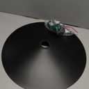 One-Piece 17" Metal Squirrel Baffle - Solid Steel Guard for Bird Feeder Poles & Hanging Feeders | Chew-Proof, No Assembly | 2 Installation Options-Black