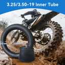 2-Pack 3.25/3.50-19 Inner Tube 90/90-19 100/90-19 Dirt Bike Tube | TR4 Straight Valve Stem