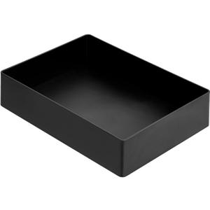 Amazon Basics Rectangular Plastic Desk Organizer, Accessory Tray, 9.4" x 6.7" x 2", Black
