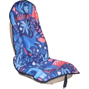Car Seat Cover Protector Front Seats,for Gym Workout,Running,Swimming,Beach and Hiking,Waterproof Sweat Towel Bucket Seat Covers for Cars SUV Trucks (Dinosaur, 1Pcs)