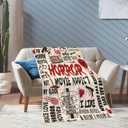 Horror Movie Gifts Blanket 60"x50", Horror-Movie Lovers Gifts for Women/Men, Scary Movies Lovers Gifts, Halloween Party Decorations, Horror-Movies Watching Blanket