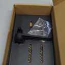 TV Top Shelf Wide Platform Solid Screen Shelf Adjustable Mount Desktop PC Monitor with 8 inch Wide Platformfor Streaming Devices, Media Boxes, Speakers and Home Decor,Black (8inch-1 pack)