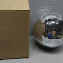 Disco Ball 12-Inch Large Hanging Mirror Ball Disco Ball Decor for Disco Party Decorations, Weddings, Events, Disco Christmas Decor, and Home Celebrations