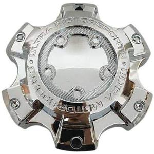New Chrome Ultra Wheel Motorsports C800805 A89-9865 Wheel Rim Center Hub Cap (1)