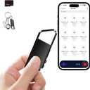 NekSide 64GB Voice Activated Recorder  6000H Recording Device with Noise Reduction DSP 5.0 Digital Vioce Recorder with Playback for Lecture & Meeting  Portable Audio Recorder