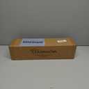 KAMANINA Curtain Rods for Windows 66 to 120, 1 Inch Decorative Silver Curtains Rod Set, Heavy Duty Long Drapery Rods With Crystal Netted Texture Ends, 32-120"