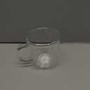 Double Wall Transparent Glass Cup Set Of 2 280ml Online - Premium Coffee Mug 