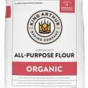 King Arthur, 100% Organic All-Purpose Unbleached Flour, Non-GMO Project Verified, No Preservatives, 5 Pounds (Pack of 6) (EXP 07/30/27)