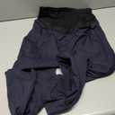 Ecavus Maternity Pants Over The Belly Seamless Stretch Work Pants Dual Length Pregnancy Office Dress Pants with Pockets S