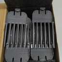 AFANSO Mega Hair Clipper Guards, 8pcs Gray, Fits Most Wahl Full Size Hair Clippers (3 Inch 8pcs)