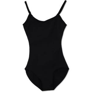 Capezio Women's Camisole Leotard With Adjustable Straps (Black, M)