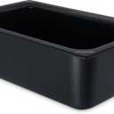 Carlisle FoodService Products CM110003 Coldmaster Plastic Standard Full-Size Food Pan, 15 qt. Capacity, 20.68" x 12.72" x 6.40", Black