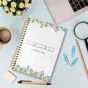 huester Christian Notebook Journal, Joshua 24:15 Bible Scripture Journal, Eucalyptus Botanical Christian Notebooks for Note Taking, Bible Journaling Hardcover Paper Spiral Notebook, 5.5x8.3 Inch