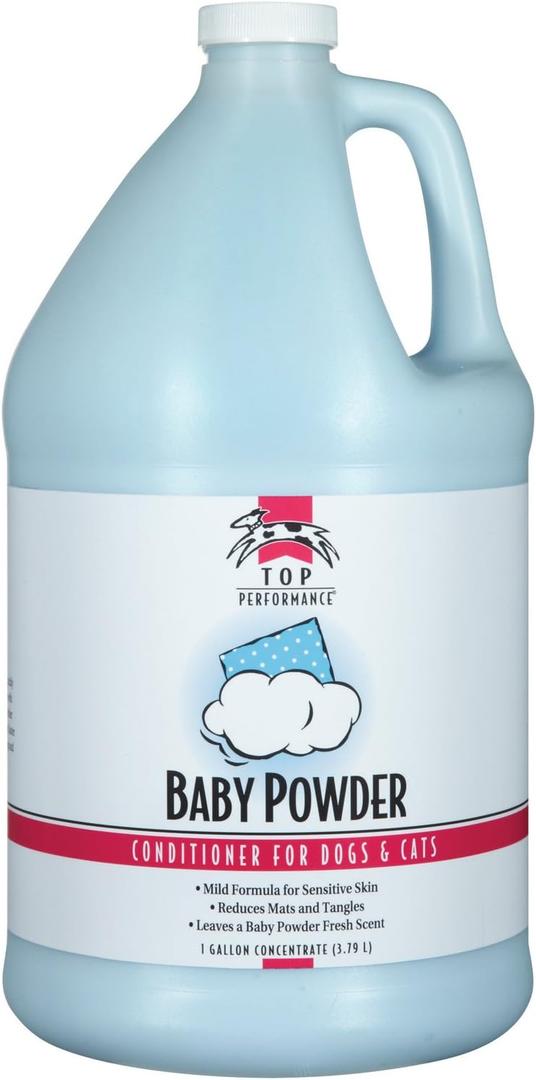 Top Performance Baby Powder Pet Conditioner, 1-Gallon