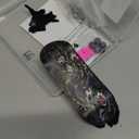 Pro Fingerboard 34mm Wooden Board Professional Finger Skateboard Trucks CNC Swirl Wheels (Dragon)