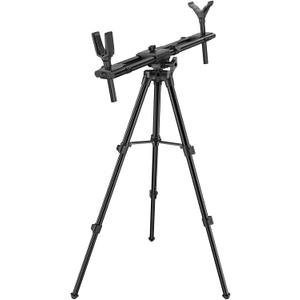 Hunting Rests, Shooting Tripod with Dual Frame, Flexible Orientation, Adjustable Height, Shooting Tripod Max Provide Maximum Shooting Stability for Outdoors, Ground Blinds and Hunting (24-42.5")