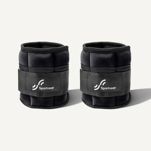 Sportneer Adjustable Ankle Weights 5LB, Black
