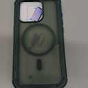 Magnetic for iPhone 15 Pro Case, [Compatible with MagSafe][Military Grade Drop Protection][Heavy Duty Protection][Non-Slip][Shockproof] 2-Layer Durable Bumper Phone Case 6.1''-Army Green