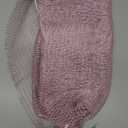 African Net Sponge Authentic African Exfoliating Net Sponge with Knots Real Sapo Sponge with Handles Afro Scrub Net Bath Cloth for Shower (Pink)