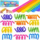 Fidget Toys Sensory Sticks for Kids: 12 Pack Sensory Toys for Kids with Autism Calming - Quiet Fidgets for Classroom Must Have - Creative Party Favors Gifts Travel Essentials