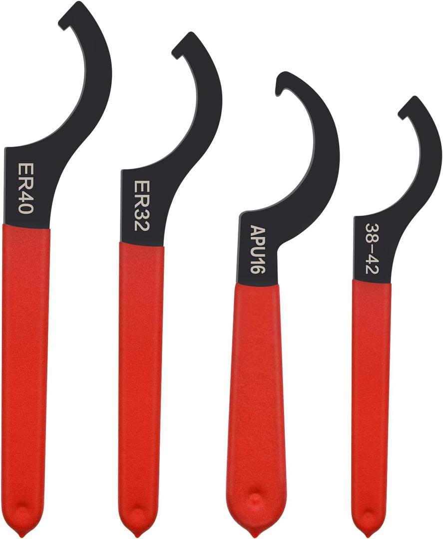 Mdvora Coilover Spanner Wrench Set, 4pcs, Alloy Steel, Rubber