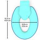 Bright Starts Disney Baby Stitch Flip & Sit Potty Training Seat, Attaches to Toilet Securely, Space Saving Design Fits Most Toilets, Easy to Clean