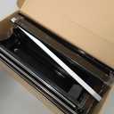 Drink Organizer for Fridge,12oz 16oz 20oz - Soda Can Dispenser for Refrigerator, Width Adjustable, Automatic Pusher Glide (Black, 15"D 5ROW, Holds 25 Cans)