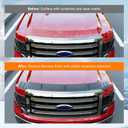 powoq Hood Deflector Compatible with 2009-2014 Ford F150 Deflector TPE Shield Hood Protector Replacement for 2009 2010 2011 2012 2013 2014 Ford F-150 Accessories