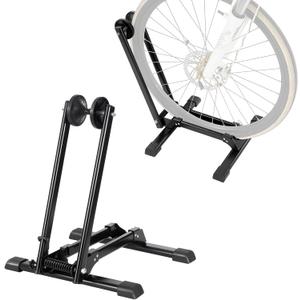 HOMEE Bicycle Floor Stand Parking Bike Rack,Bike Rack Stand Wheel Holder Fit 20"-29",Foldable Bike Storage Stand for Mountain and Road Bike,Cycling Storage Organizer for Indoor Outdoor Home Garage