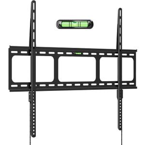 Joy Seeker Ultra Slim Fixed Wall Mount, 0.63" Low Profile TV Mount Bracket for 42"-100" LED/LCD/Plasma Flat Screens, Fits VESA Up to 800x600mm, 220lbs Capacity, Easy Assembly Space Saver