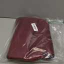 12 Pack Burgundy Satin Table Runner 12x108 Inches Long, Silk-Like Smooth Table Decor for Wedding Birthday Party