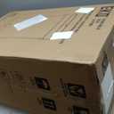 EKO Deluxe Mirage-T 50 Liter / 13.2 Gallon Touchless Rectangular Motion Sensor Trash Can, Matte Stainless Steel Finish