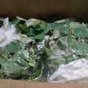Dolicer 4Pcs 26Ft Artificial Eucalyptus Garlands with Flowers - 8 Roses, Faux Floral Greenery Garlands Fake Flowers Vines for Wedding Table Centerpieces Arch Party Ceremony Backdrop Decor (White)