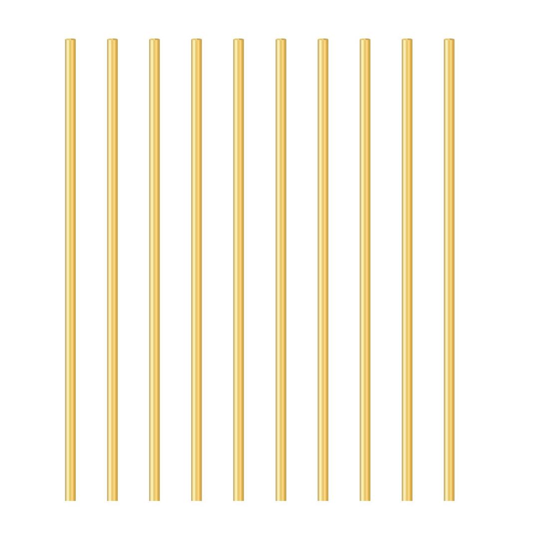 Brass Rods3/16" Dia 8" Length Brass Solid Round Rod for DIYCraftHardware10 pcs
