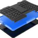 2 x Case for Kindle Fire Max 11 inch Tablet 2023 Release,Kickstand Heavy Duty Armor Defender Cover (Blue)