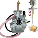 TTR90 Carburetor Compatible with Yamaha TTR 90 90E 2000 2001 2002 2003 2004 2005 2006 2007 Replace 5HN-14101-00-00 5HN-14101-10-00 W/Fuel Valve