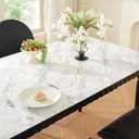 LovePads Marble-Look Table Protector, 36x72 in Dining Table Cover