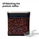 OXO Steel POP Coffee Container with Scoop- 1.7 Qt for Coffee, Tea and More,Grey