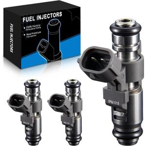 Fuel Injectors IPM018 Fits For:-Kawasaki Mule Pro-FX 2016-2020, Mule Pro-FXR 2018-2020, Mule Pro-FXT 2015 2016 2017 2018 2019 2020, Mule Pro-FXT Ranch Edition 2020, OE# 490560038 (Set of 3)