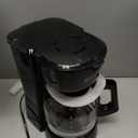 BLACK+DECKER 12-Cup Coffee Maker with Easy On/Off Switch, Easy Pour, Non-Drip Carafe with Removable Filter Basket, Vortex Technology, Black